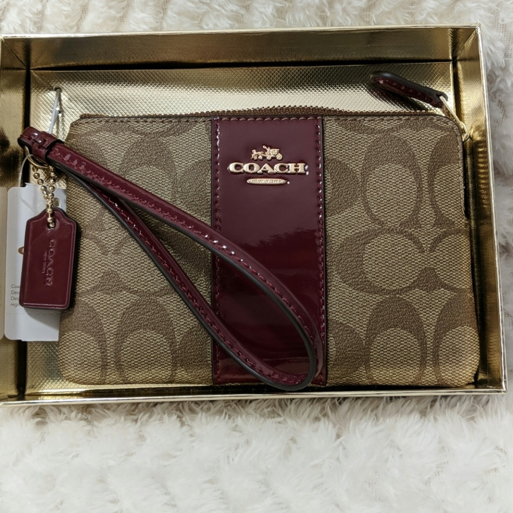 Coach Zip Wristlet